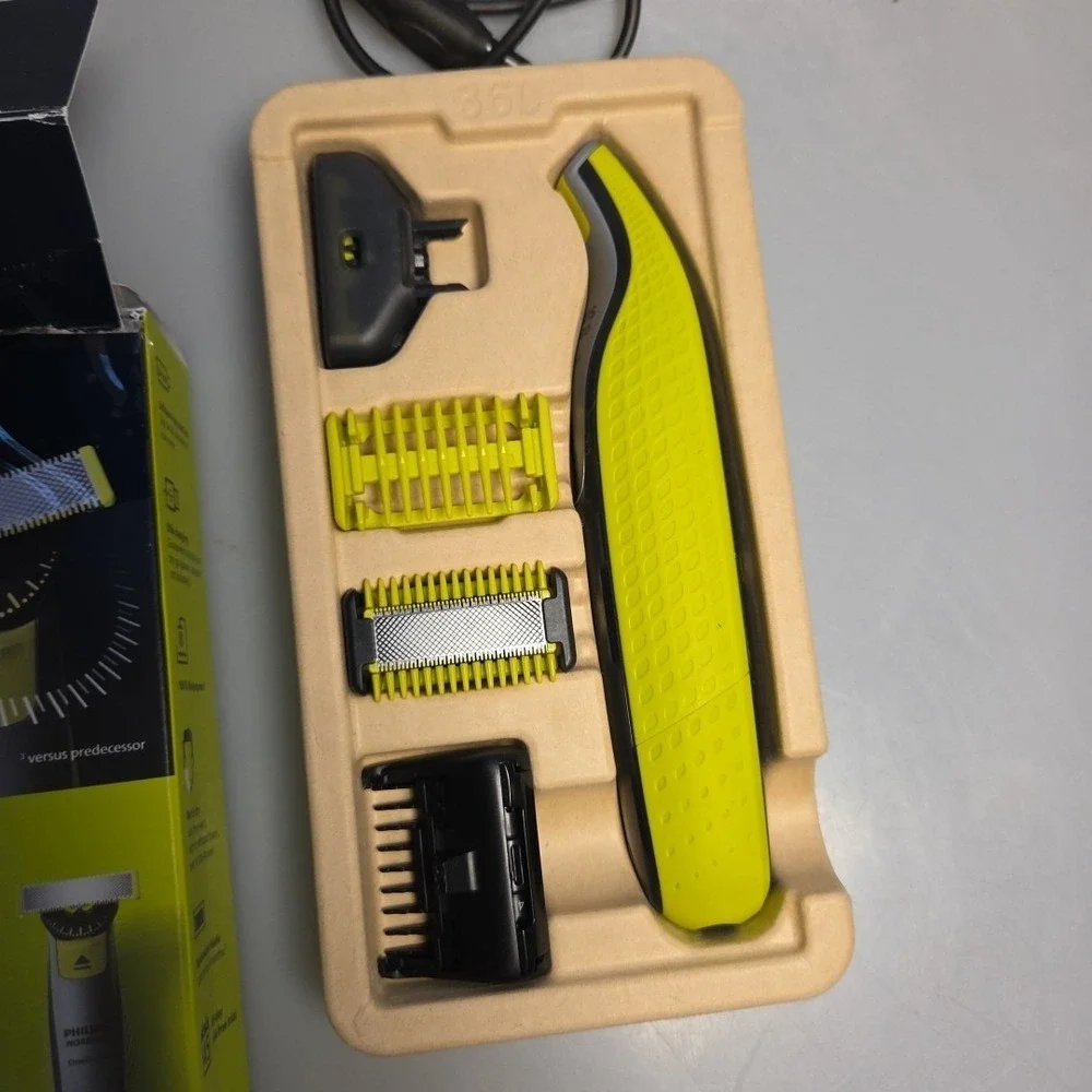 Philips Norelco Oneblade 360 Hybrid Face + Body, Electric Beard Trimmer, Shaver